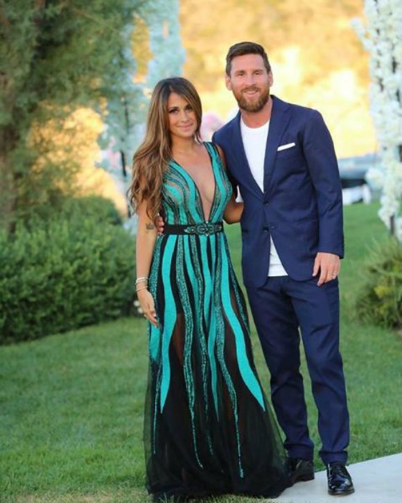 Lionel Messi dan Antonella Roccuzzo (c) instagram/antonelaroccuzzo