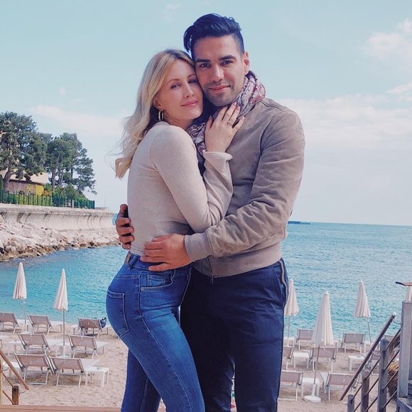 Radamel Falcao dan Lorelei Taron (c) Instagram.com/loreleitaron