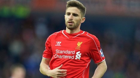 Fabio Borini ketika membela Liverpool. (c) LFC