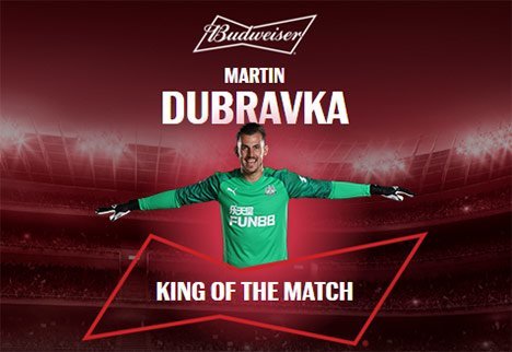 Man of the Match Newcastle vs Chelsea: Martin Dubravka (c) Premier League