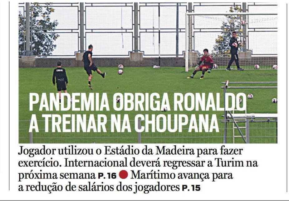 Cristiano Ronaldo berlatih serius di Estadio da Madeira (c) dnoticias.ptCi