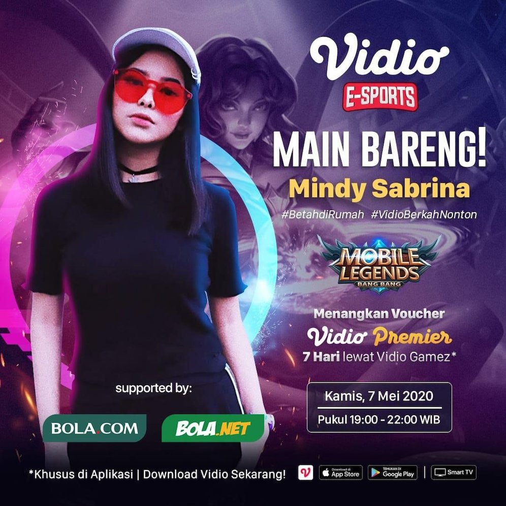 Main Bareng Mobile Legends : Bang Bang Bersama Mindy Sabrina (c) KLY