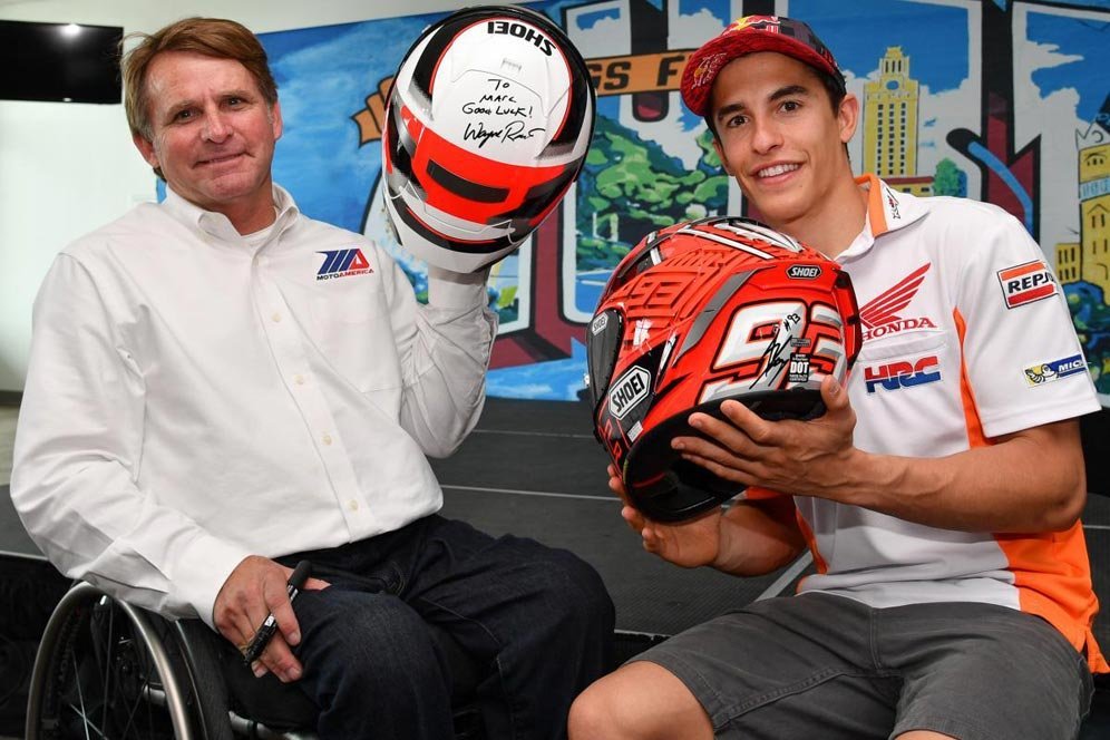 Wayne Rainey dan Marc Marquez (c) MotoGP.com