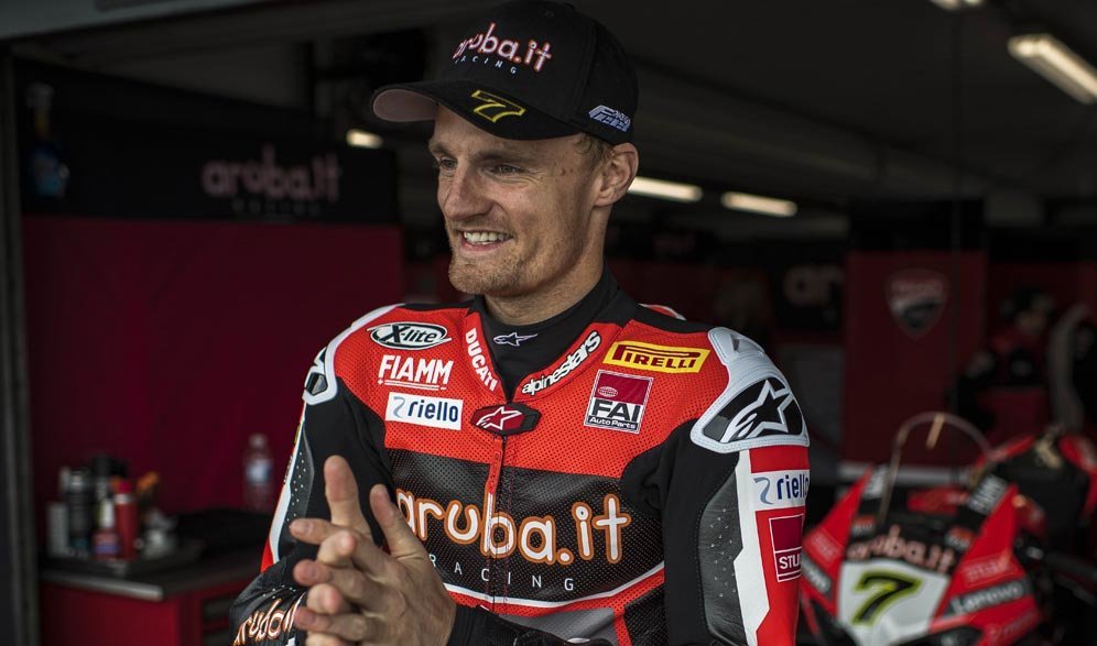 Chaz Davies saat masih membela Aruba.it Racing Ducati. (c) Ducati