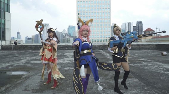 Cinematic Cosplay di Indonesia Gaming Award 2020 (c) Ist