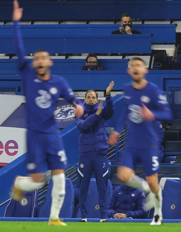 Chelsea menguasai 78,9% permainan dan melepas 820 umpan melawan Wolves. Sejak 2003-2004, dua kombinasi itu adalah yang tertinggi bagi sebuah tim di laga pertama seorang pelatih di Premier League. (c) AP Photo