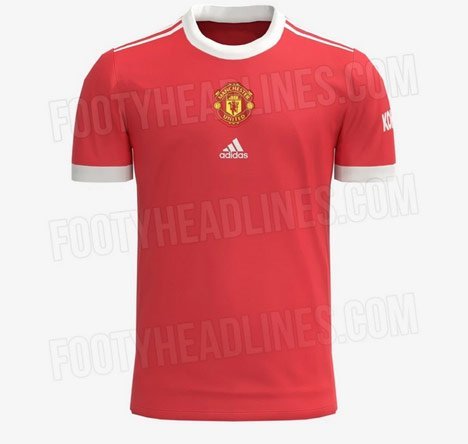 Bocoran jersey Manchester United 2021/2022 (c) Footyheadlines