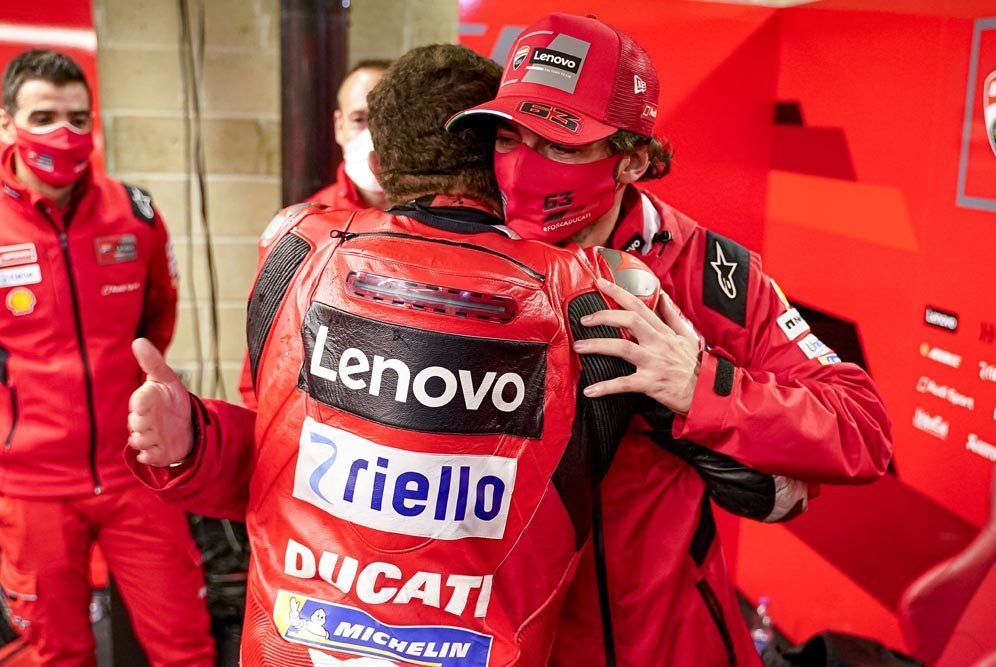 Jack Miller dan Pecco Bagnaia (c) Ducati Corse