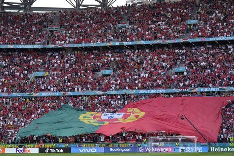 Penonton pada laga Hungaria vs Portugal di Grup F Euro 2020 (c) AP Photo