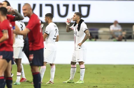 PSG kalah kalah dari Lille pada laga Trophee des Champions, Senin (2/8/2021) dini hari WIB, dengan skor 1-0. (c) AP Photo