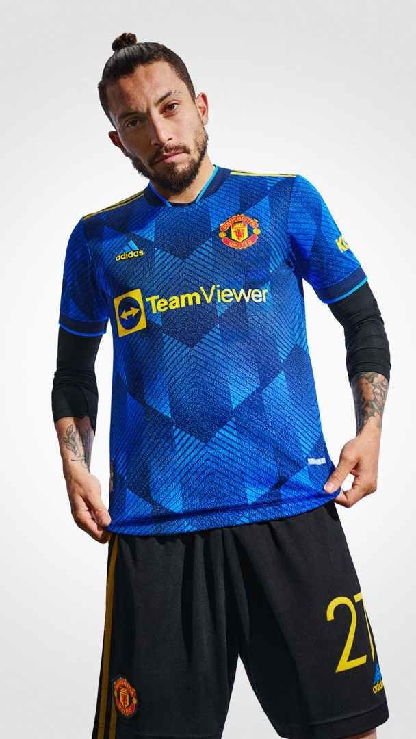 adidas Manchester United 21/22 Third Jersey - Blue