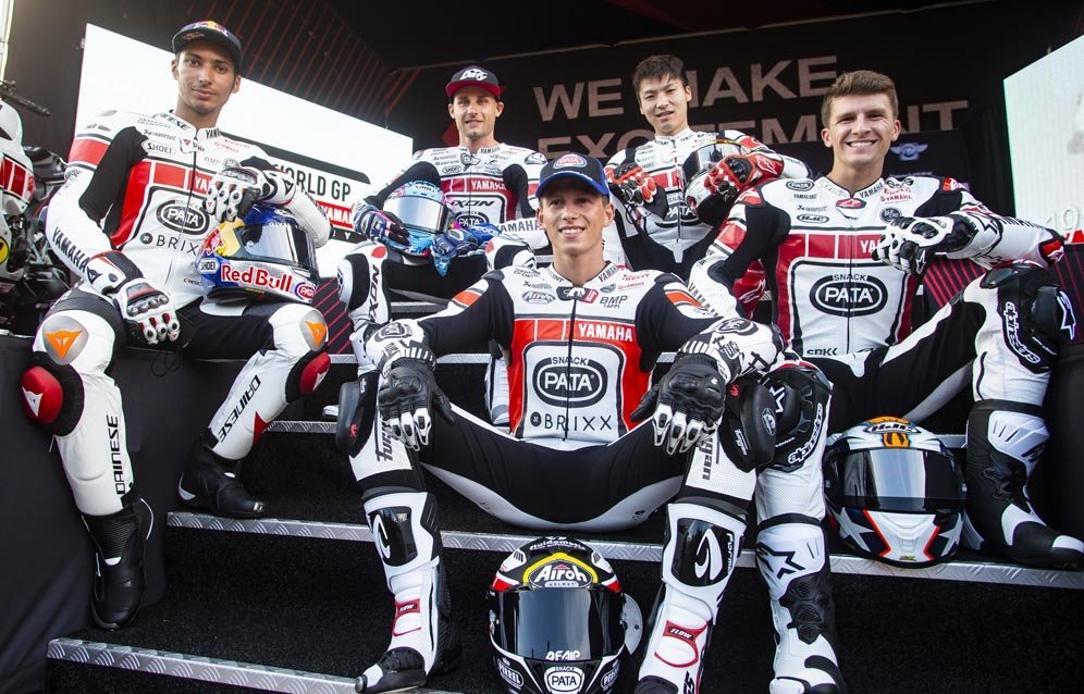 Toprak Razgatlioglu, Jules Cluzel, Andrea Locatelli, Kohta Nozane, dan Garrett Gerloff (c) Yamaha Motor Europe