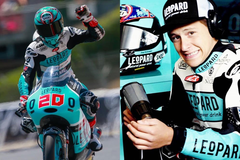 Fabio Quartararo saat masih membela Leopard Racing di Moto3 2016. (c) MotoGP.com, Facebook/LeopardRacing