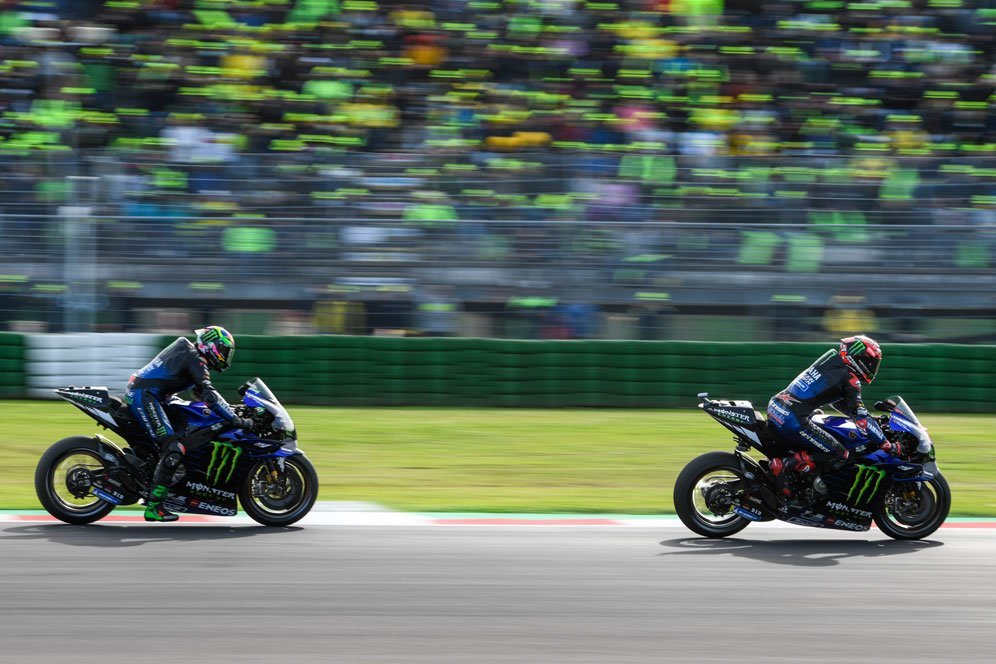 Franco Morbidelli dan Fabio Quartararo (c) Yamaha MotoGP