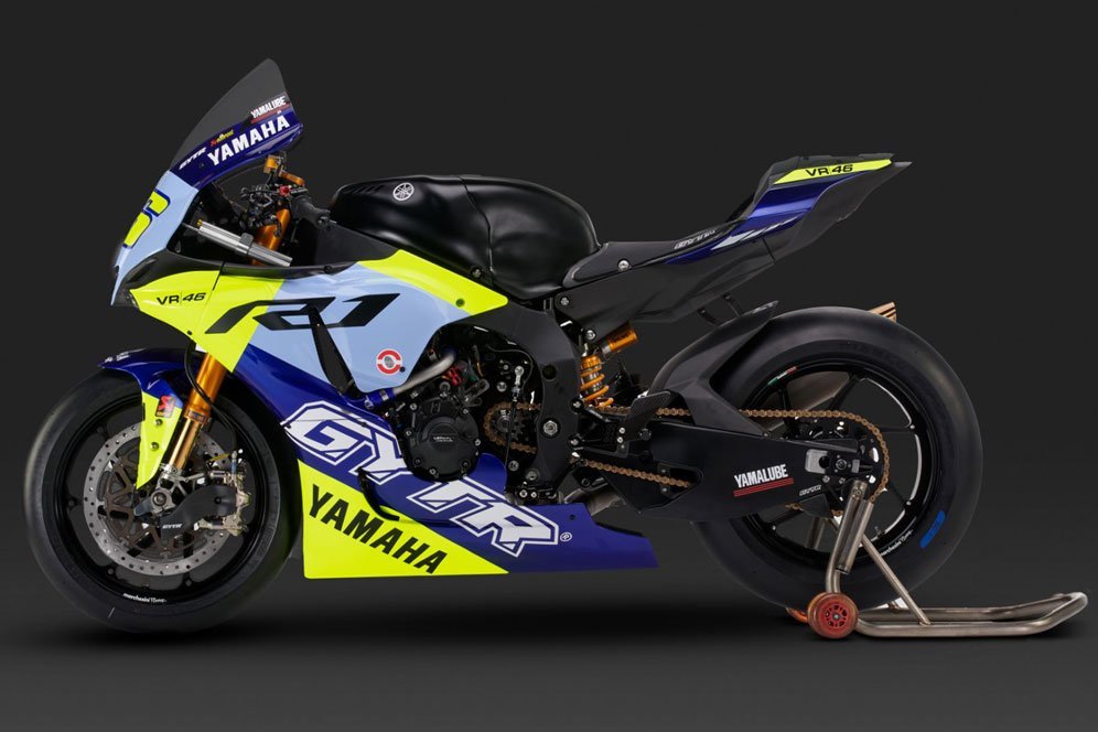 Motor superbike R1 GYTR VR46 milik Valentino Rossi. (c) Yamaha Racing