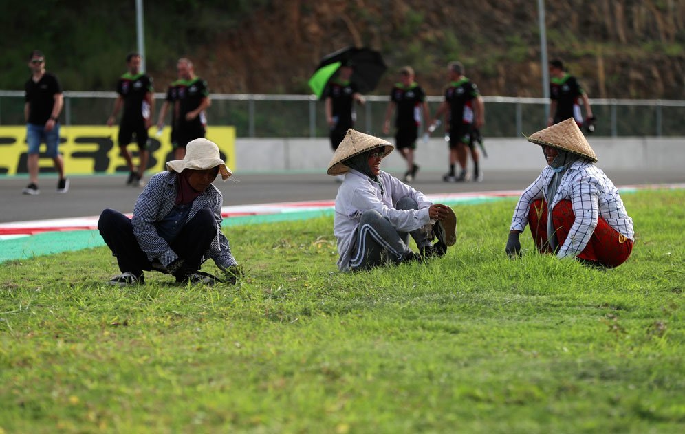 WorldSBK Indonesia 2021 di Sirkuit Mandalika. (c) AP Photo