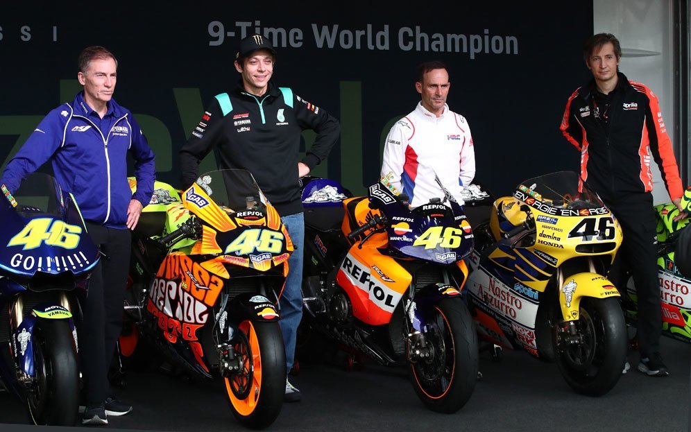 Lin Jarvis, Valentino Rossi, Alberto Puig, dan Massimo Rivola (c) Petronas SRT