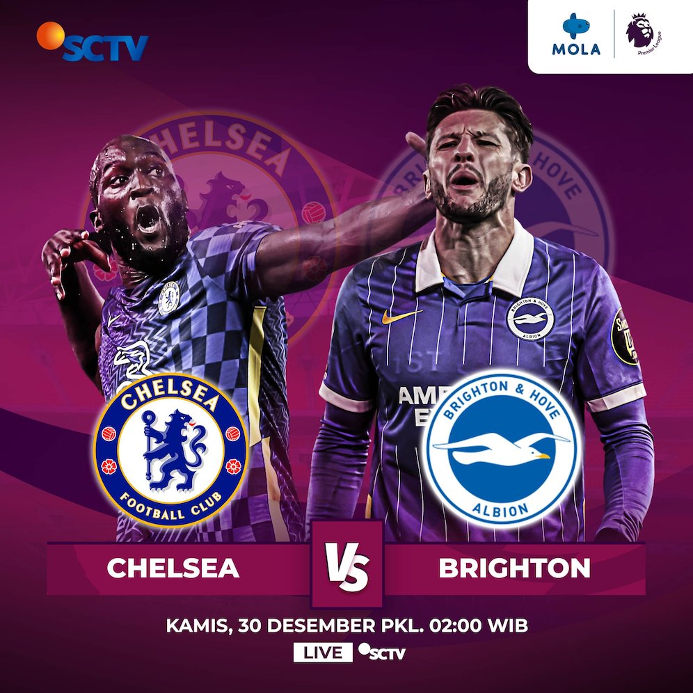 Jadwal siaran langsung Premier League di SCTV, Chelsea vs Brighton (c) SCTV