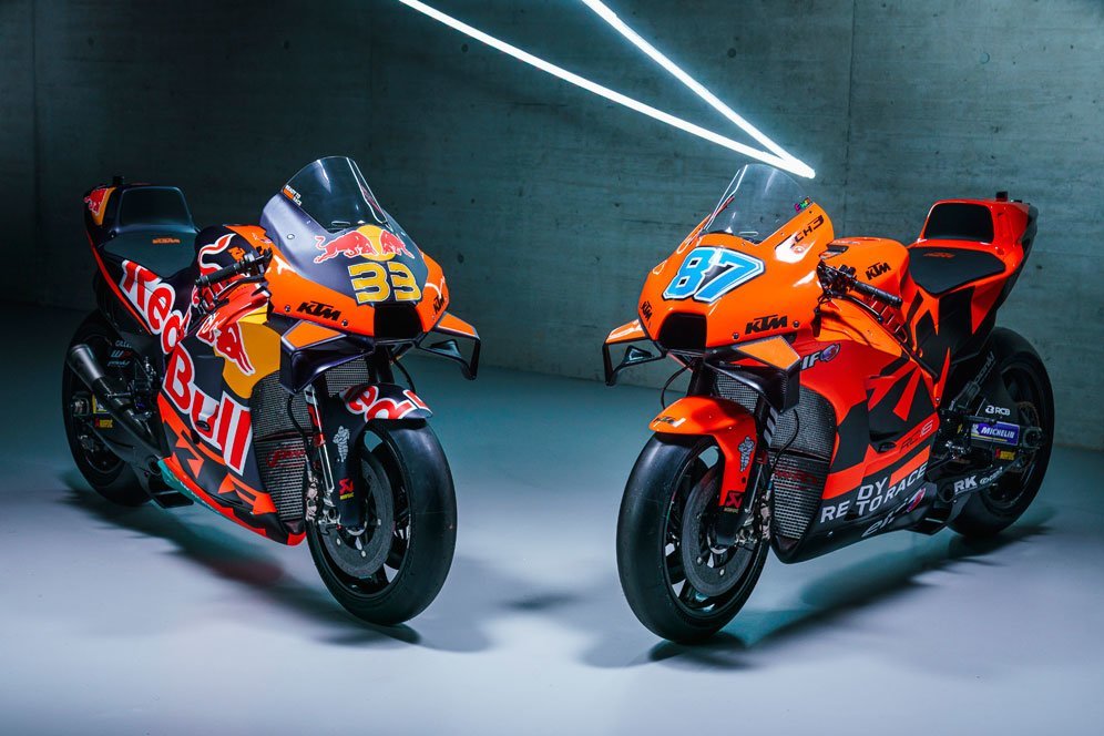 RC16 2022 milik Red Bull KTM Factory Racing dan Tech 3 KTM Factory Racing. (c) KTM Images