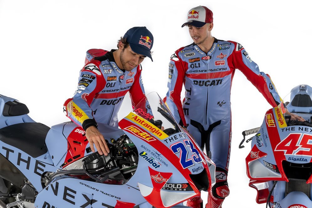 Pembalap Gresini Racing, Enea Bastianini dan Fabio di Giannantonio (c) Gresini Racing