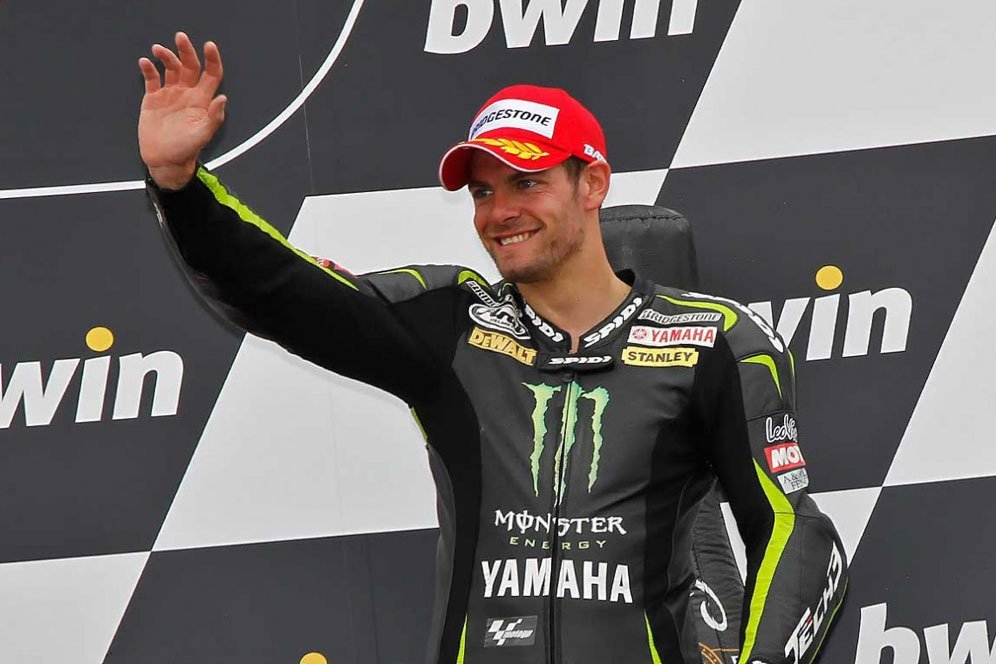 Cal Crutchlow saat membela Tech 3 Yamaha di MotoGP 2012. (c) MotoGP.com