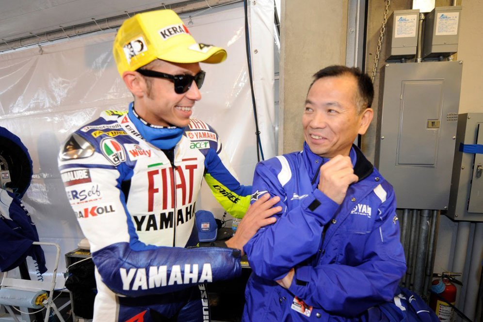 Valentino Rossi dan Masao Furusawa di MotoGP 2008. (c) MotoGP.com