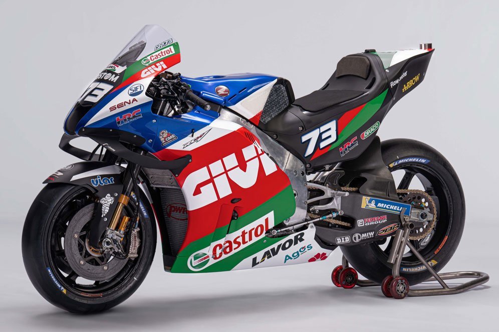 RC213V milik LCR Honda Castrol di MotoGP 2022. (c) LCR Honda
