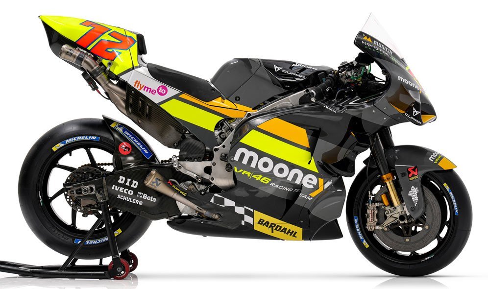 Motor Ducati Desmosedici GP milik Mooney VR46 Racing Team di MotoGP 2022. (c) VR46 Racing Team