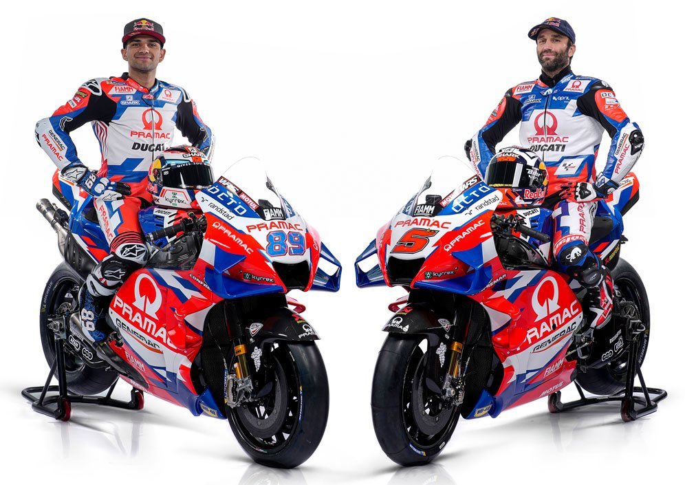 Pembalap Pramac Racing, Jorge Martin dan Johann Zarco (c) Pramac Racing