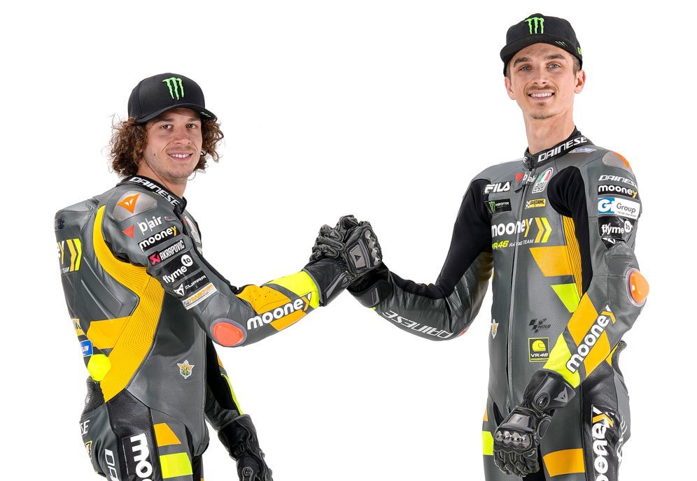 Pembalap Mooney VR46 Racing Team, Marco Bezzecchi dan Luca Marini (c) VR46 Racing Team