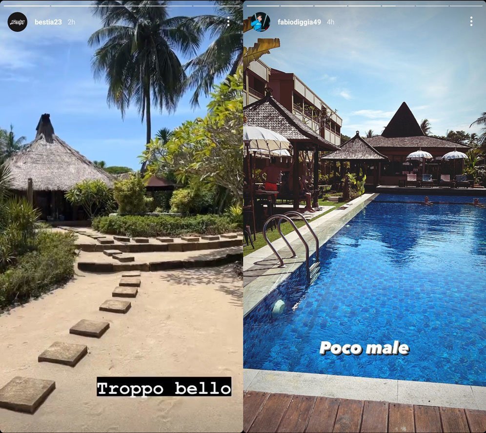 Pemandangan Lombok yang dijepret oleh Enea Bastianini dan Fabio Diggia. (c) Instagram/Bestia23, FabioDiggia49