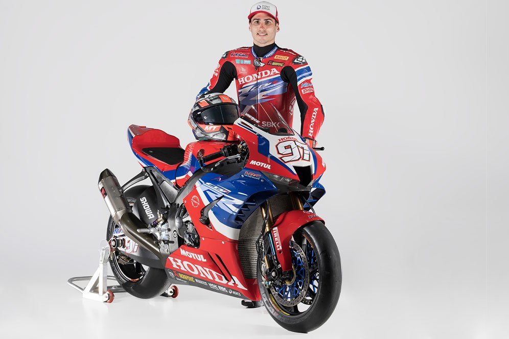 Pembalap Team HRC WorldSBK, Xavi Vierge (c) HRC