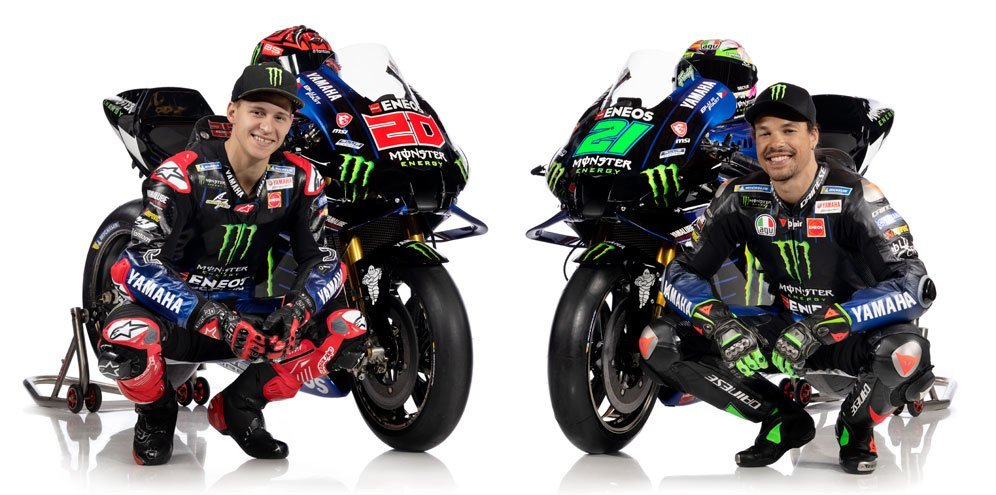 Pembalap Monster Energy Yamaha, Fabio Quartararo dan Franco Morbidelli (c) Yamaha MotoGP