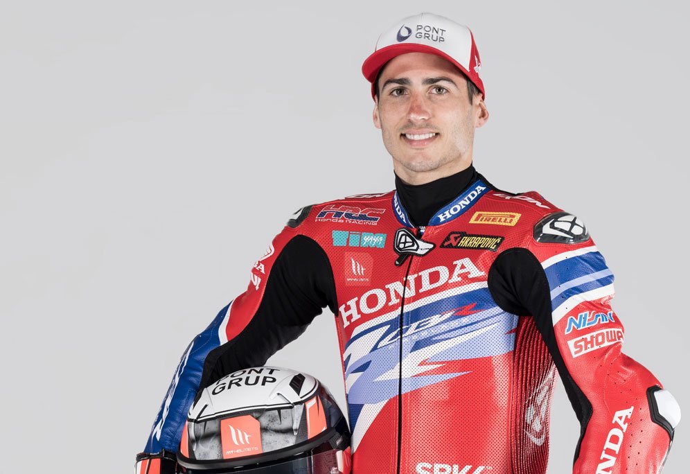 Pembalap Team HRC WorldSBK, Xavi Vierge (c) HRC