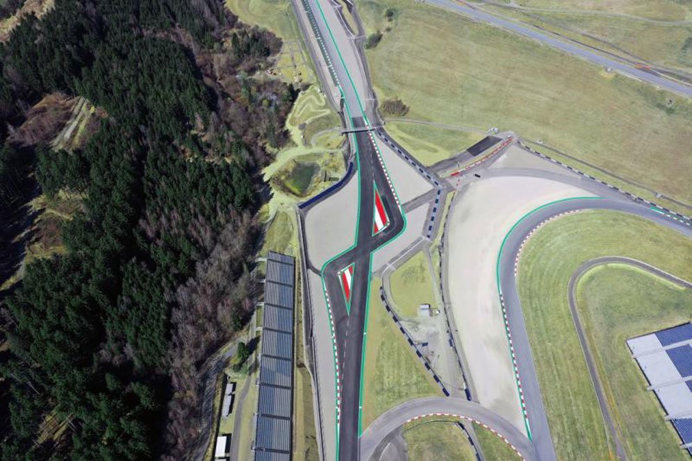 Chicane baru Sirkuit Red Bull Ring, Austria, untuk MotoGP. (c) Dorna Sports/MotoGP.com