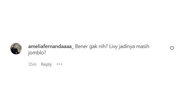 Komentar Netizen di Instagram Livy Renata. (c) Instagram/livyrenata