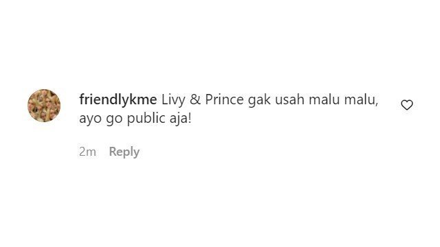 Komentar Netizen di Instagram Livy Renata. (c) Instagram/livyrenata