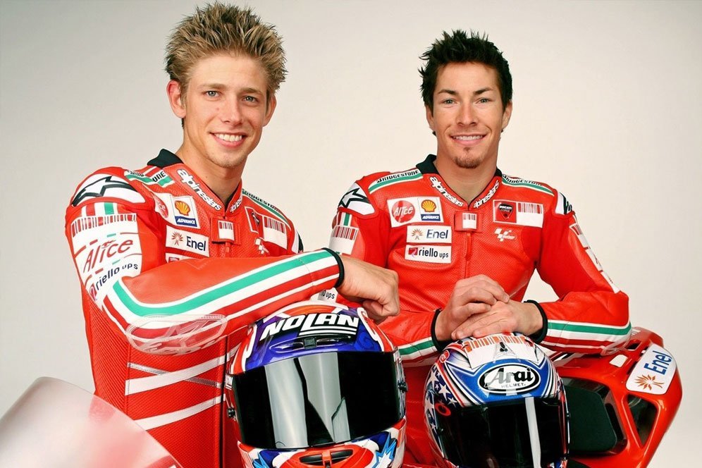 Casey Stoner dan Nicky Hayden bertandem di Ducati Team MotoGP 2009. (c) Ducati Corse