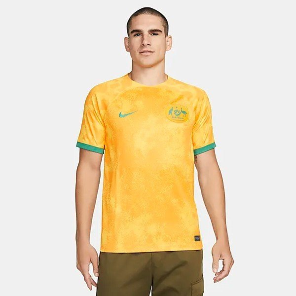 Jersey kandang Australia untuk Piala Dunia 2022 (c) Nike