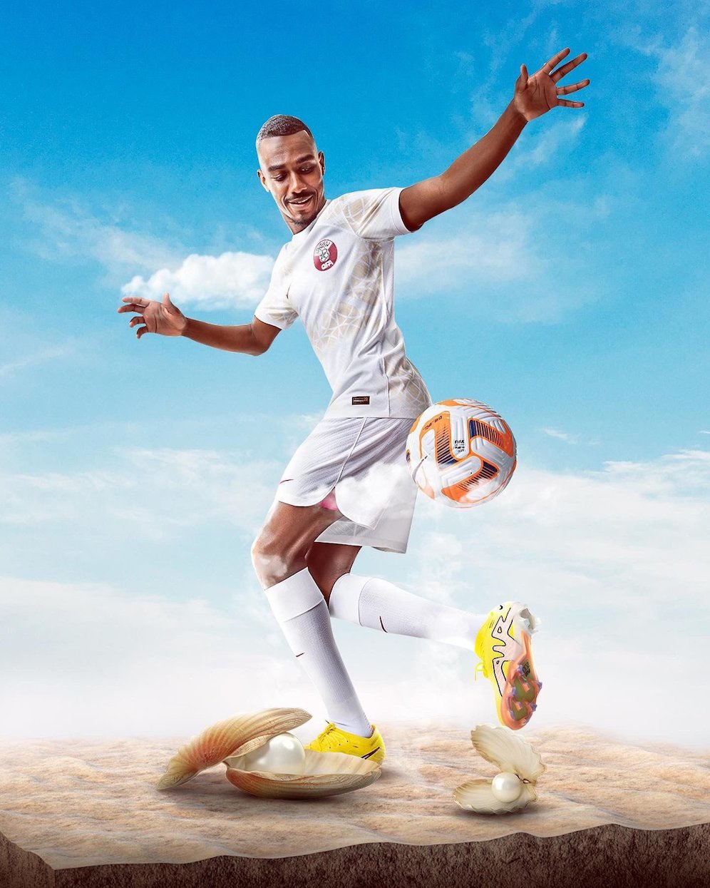 Jersey Qatar untuk Piala Dunia 2022 (c) NIKE