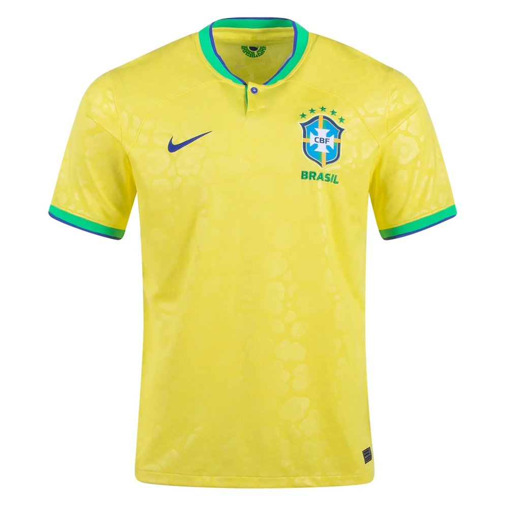 Jersey Kandang Brasil di Piala Dunia 2022 (c) Nike