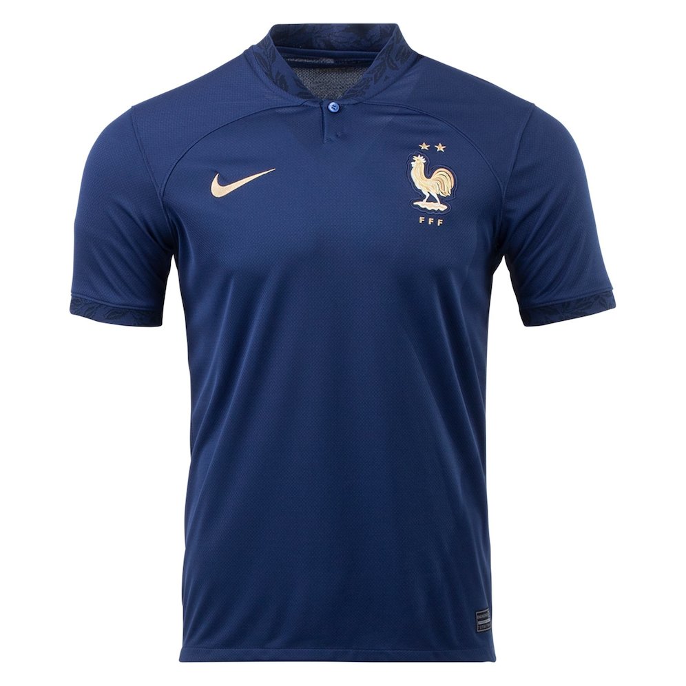 Jersey kandang Prancis untuk Piala Dunia 2022 (c) Nike