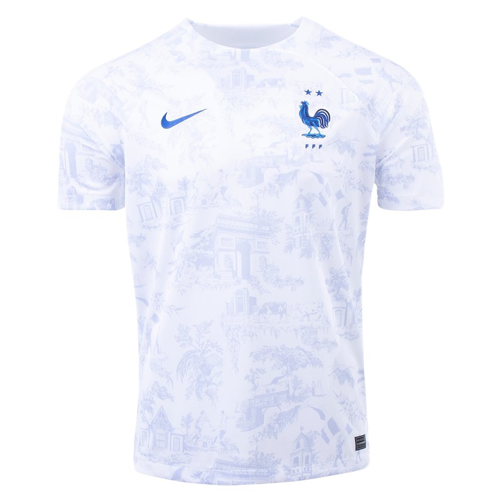 Jersey tandang Prancis untuk Piala Dunia 2022 (c) Nike