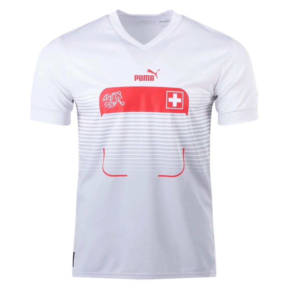 Jersey Tandang Swiss di Piala Dunia 2022 (c) Puma