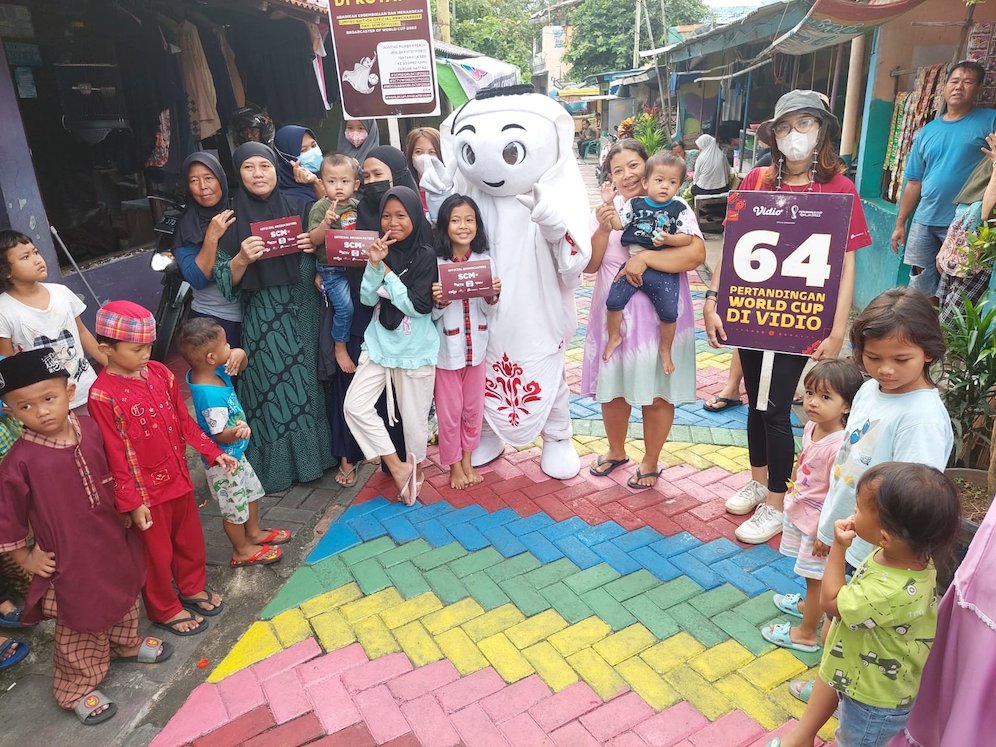 Setelah mengunjungi Masjid Raya Al Rhazom, Laeeb mampir ke Kampung Bekelir, Tangerang (c) SCM