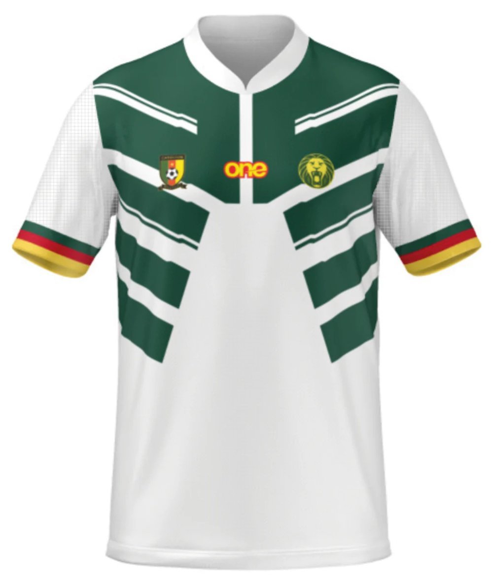 Jersey Tandang Kamerun di Piala Dunia 2022 (c) One All Sports