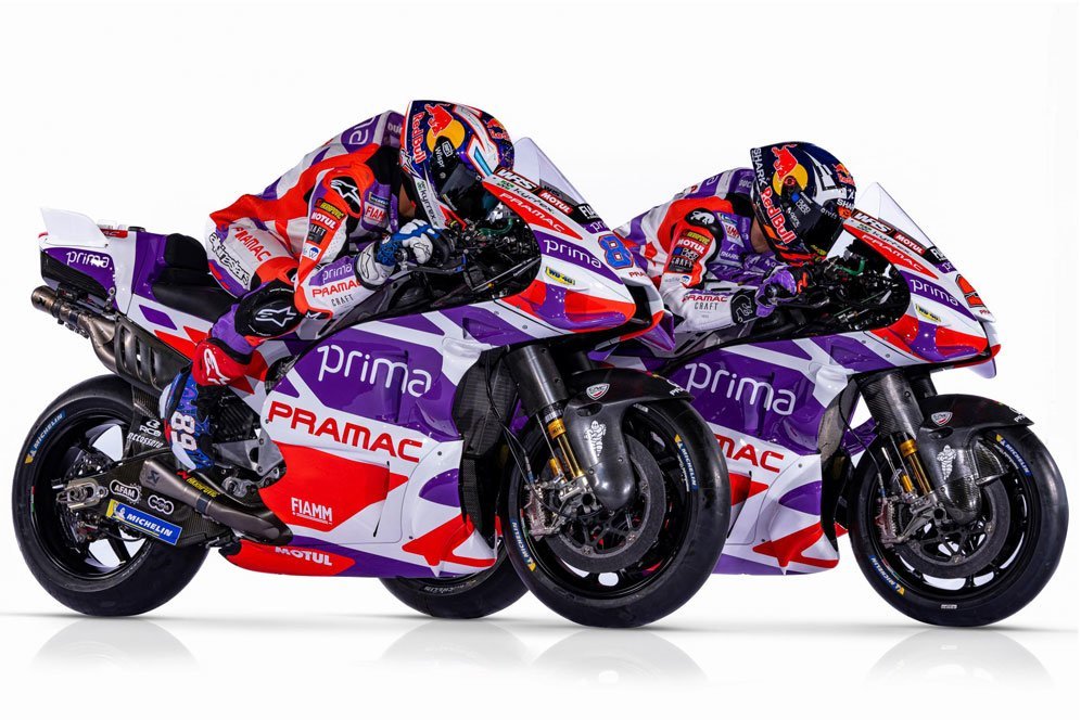 Pembalap Prima Pramac Racing, Jorge Martin dan Johann Zarco (c) AP Photo