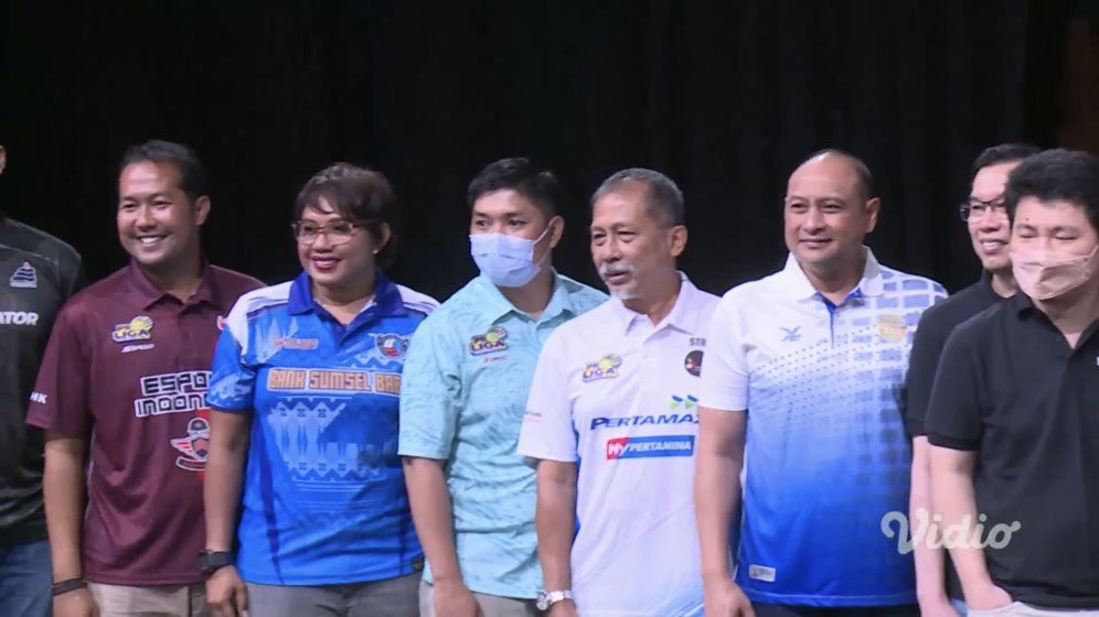 Suasana jumpa pers PLN Mobile Proliga 2023. (c) Vidio/Moji