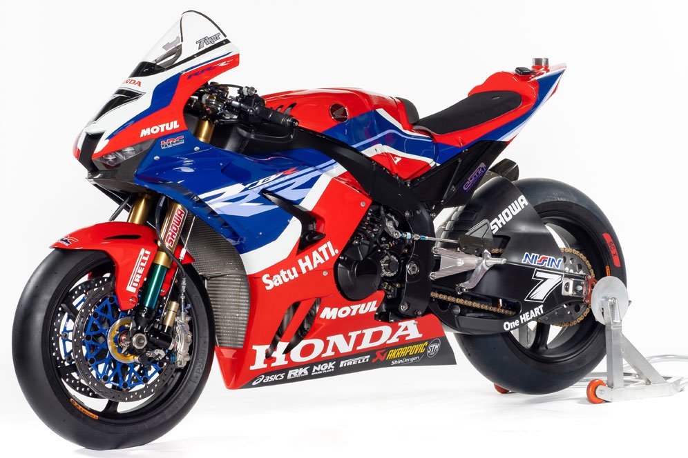 Motor Honda Fireblade CBR1000RR-R milik Team HRC di WorldSBK 2023. (c) Honda Racing Corporation