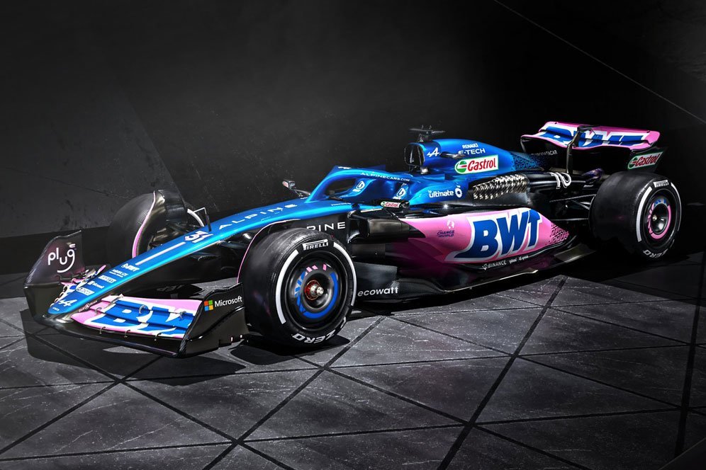 Mobil A523 milik BWT Alpine F1 Team di Formula 1 2023. (c) Alpine F1 Team